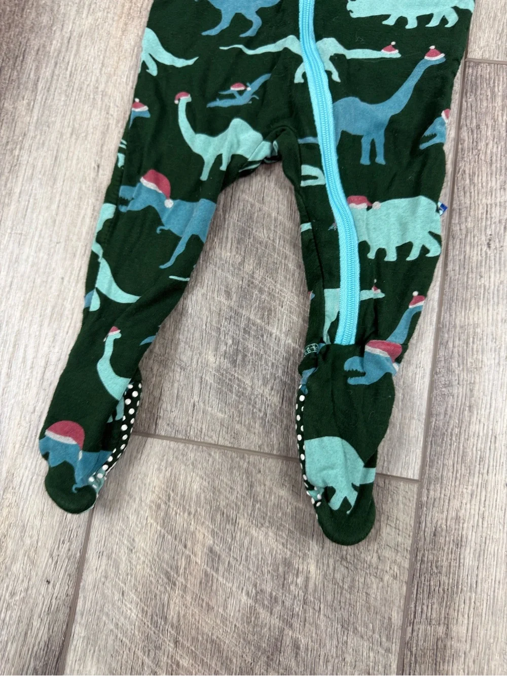 KicKee‎ Kids Green Dinosaur PJs